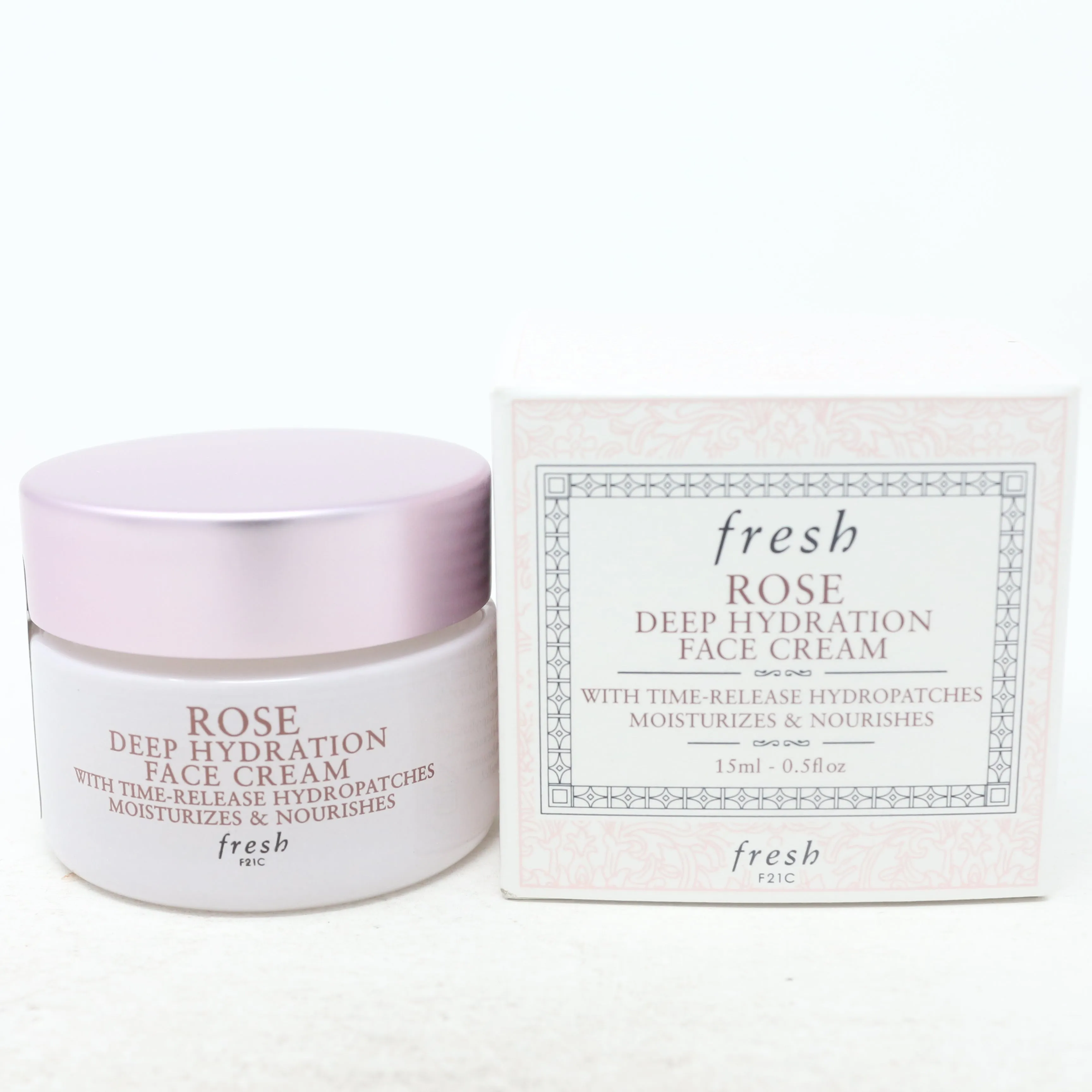 Fresh Rose Deep Hydration Mini Face Cream  0.5oz/15ml New With Box