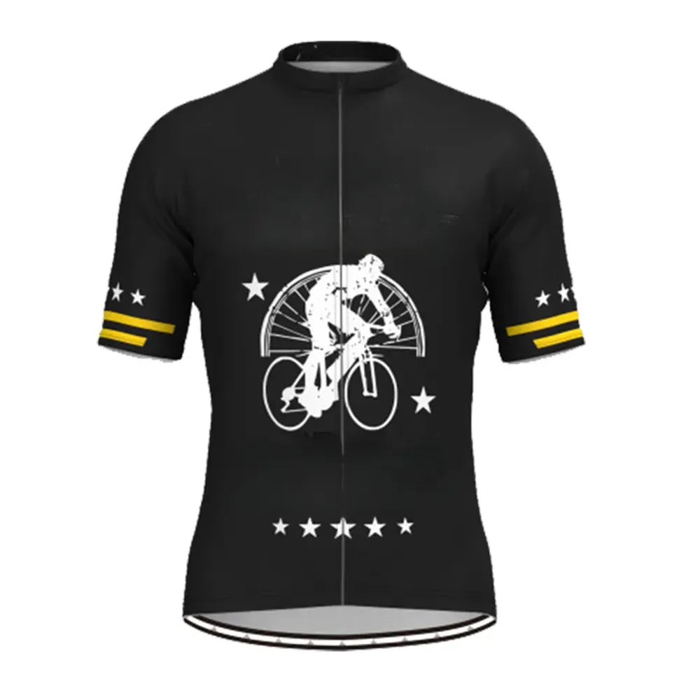 Funny Cycling Jersey 2023 Summer Short Sleeve Cycling Clothing MTB Bike Uniform Maillot Ropa Ciclismo Men's Bicycle Wear Shirts