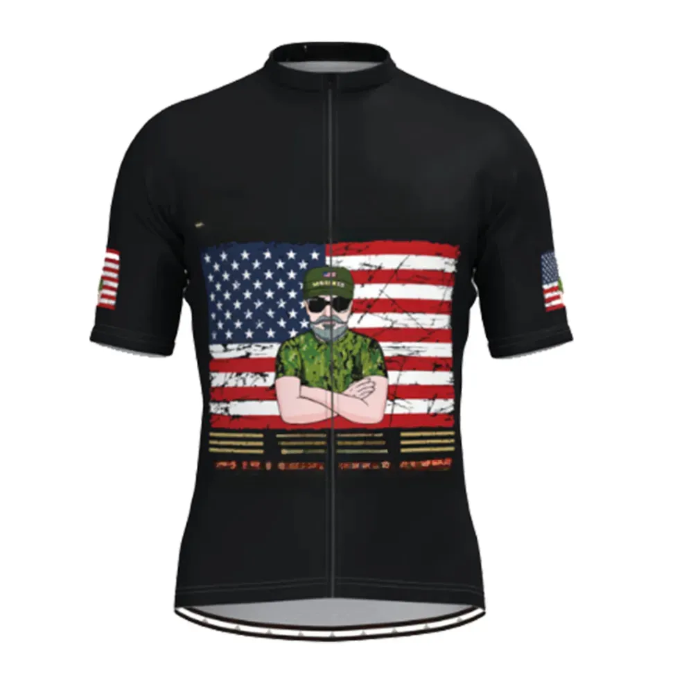 Funny Cycling Jersey 2023 Summer Short Sleeve Cycling Clothing MTB Bike Uniform Maillot Ropa Ciclismo Men's Bicycle Wear Shirts
