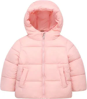 Girls' Down Cotton Padded Jackets Winter Children's Short Cotton Padded Jacket Holiday Coats Girls Jacket for Girls