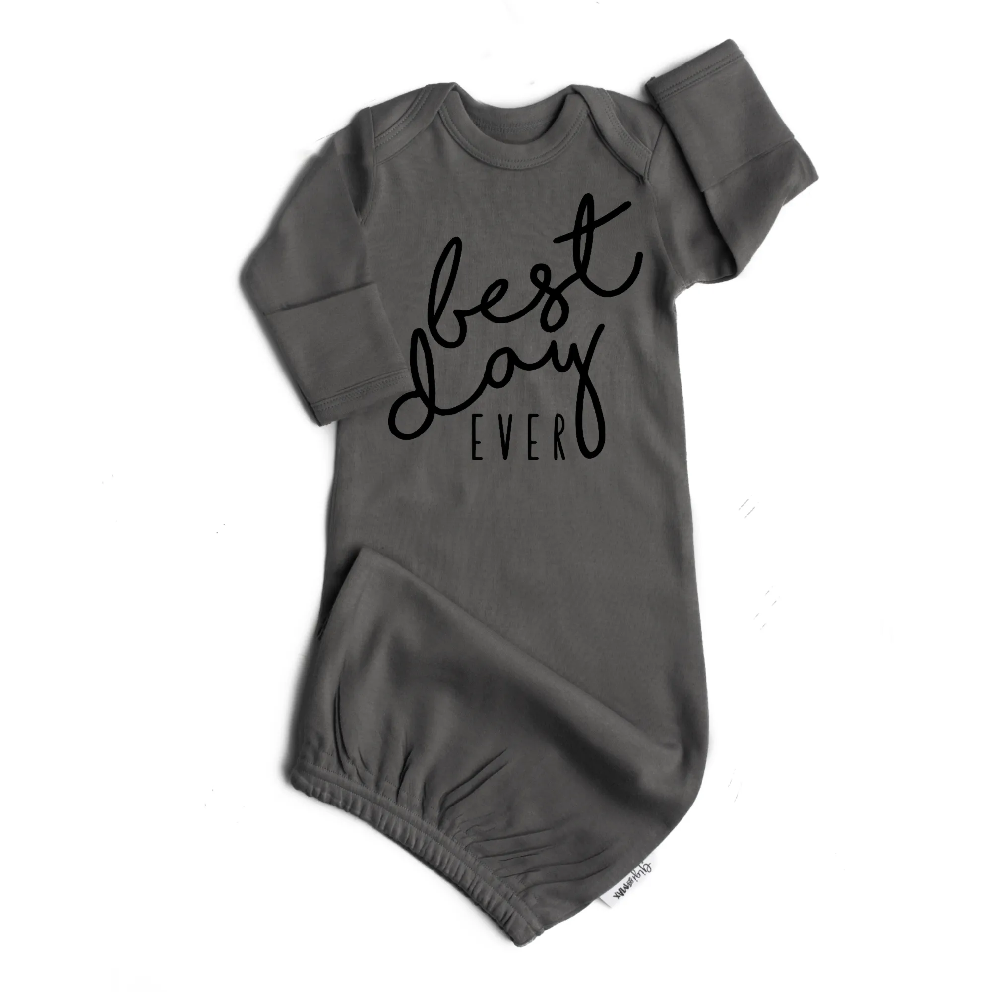 Gown Black on Gray - Best day ever