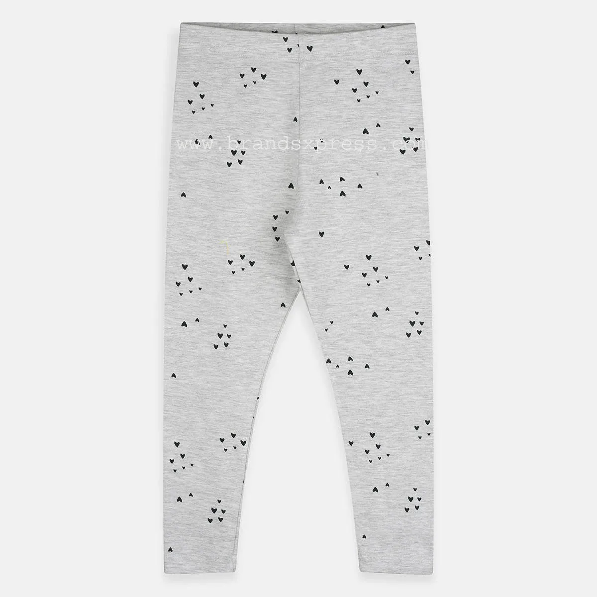 GRG Black Heart Light Texture Grey Legging 4741