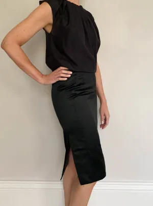 GUCCI Satin Pencil Skirt UK6