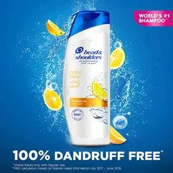 Head & Shoulders Citrus Fresh Shampoo for Anti Dandruff, 200ml