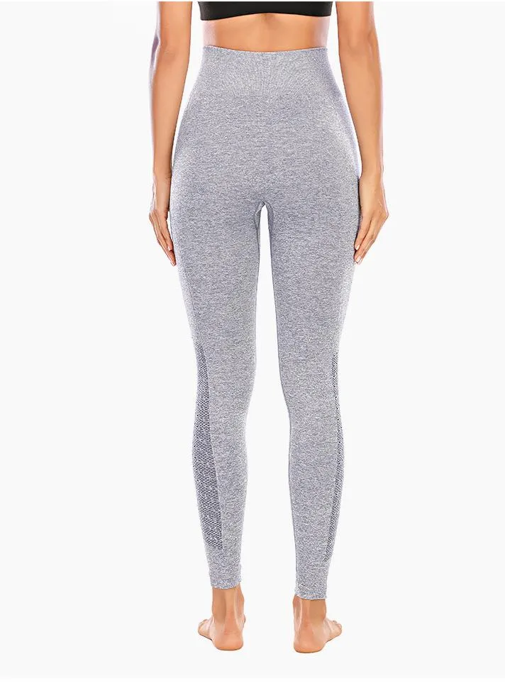 High Quality Solid Women Breathable Running Sports Leggings