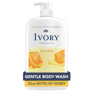 Ivory Mild & Gentle Body Wash, Milk & Honey Scent, 35oz