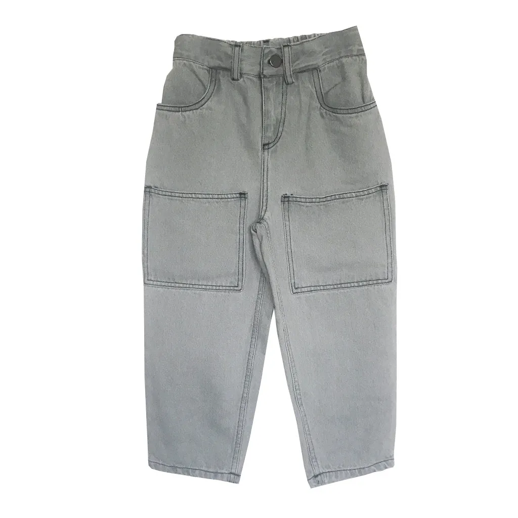Jean Block Black Rinsed Denim