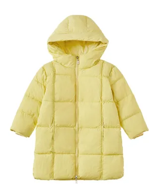 Kids Toddler Baby Girls Boys Winter Warm Thick Solid Cotton Long Sleeve Padded Jacket Coat Clothes Big Kids