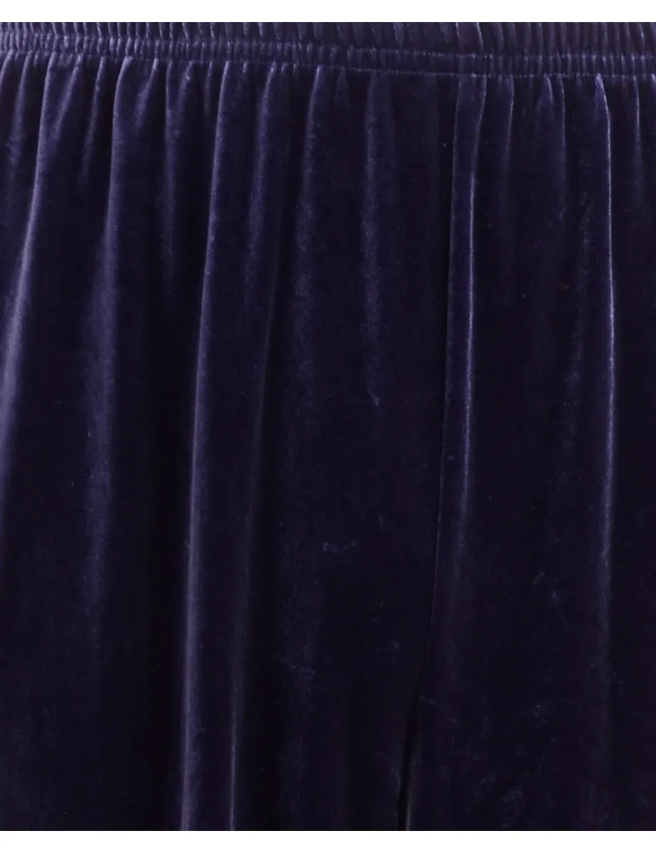Label Purple Carla Velvet Culotte