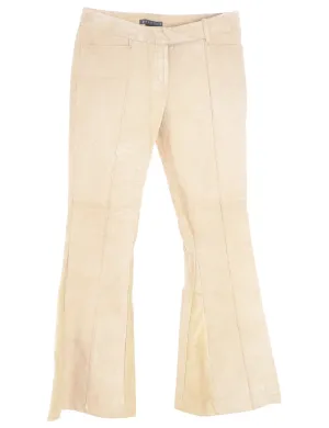 Label Suede Cali Bootcut Trousers