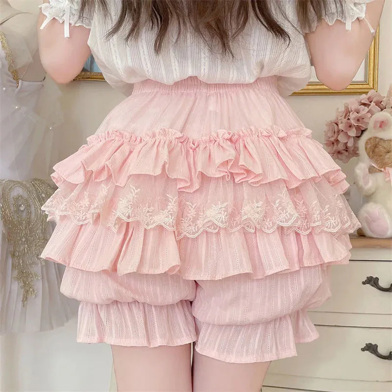 Lace Bow Pumpkin Pants AD21103