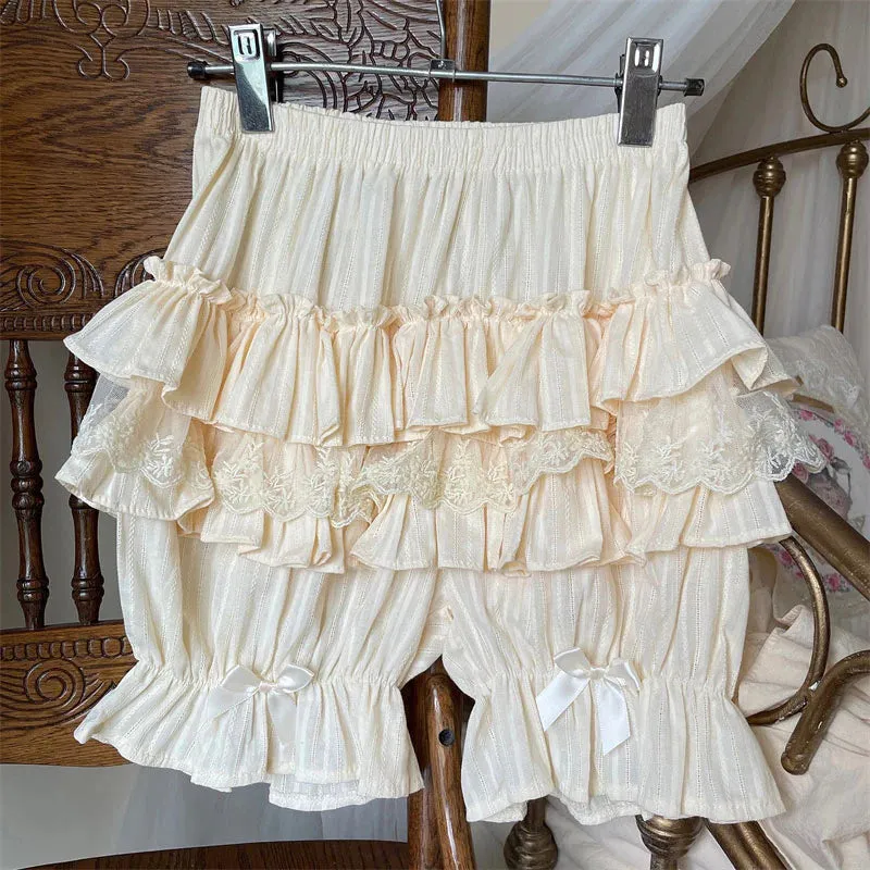 Lace Bow Pumpkin Pants AD21103