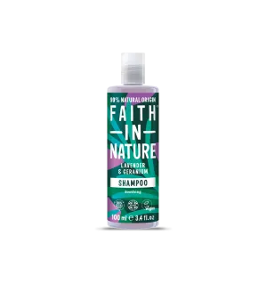 Lavender & Geranium Shampoo - 100ml Travel Size