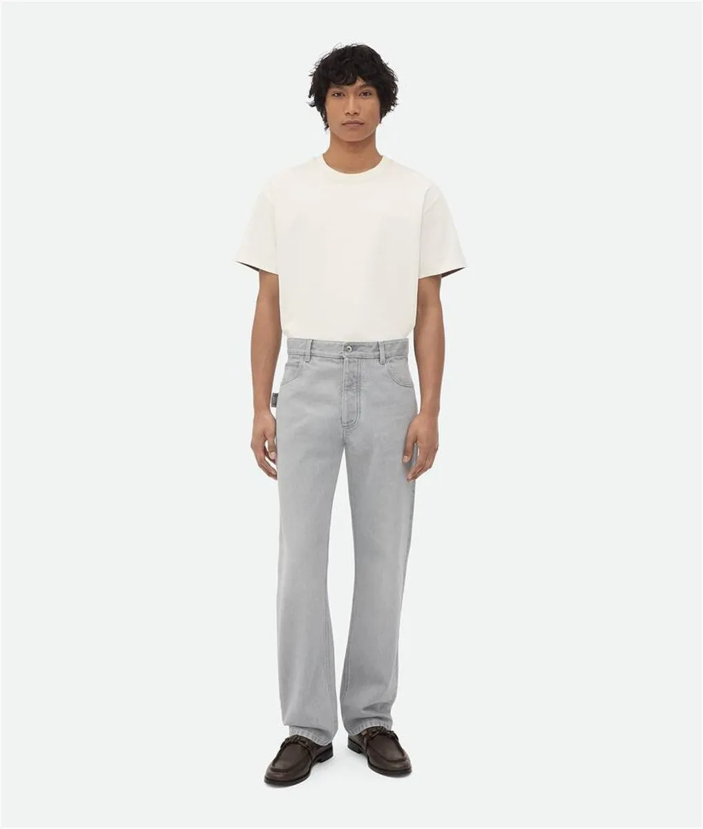 LIGHT GREY WASHED DENIM