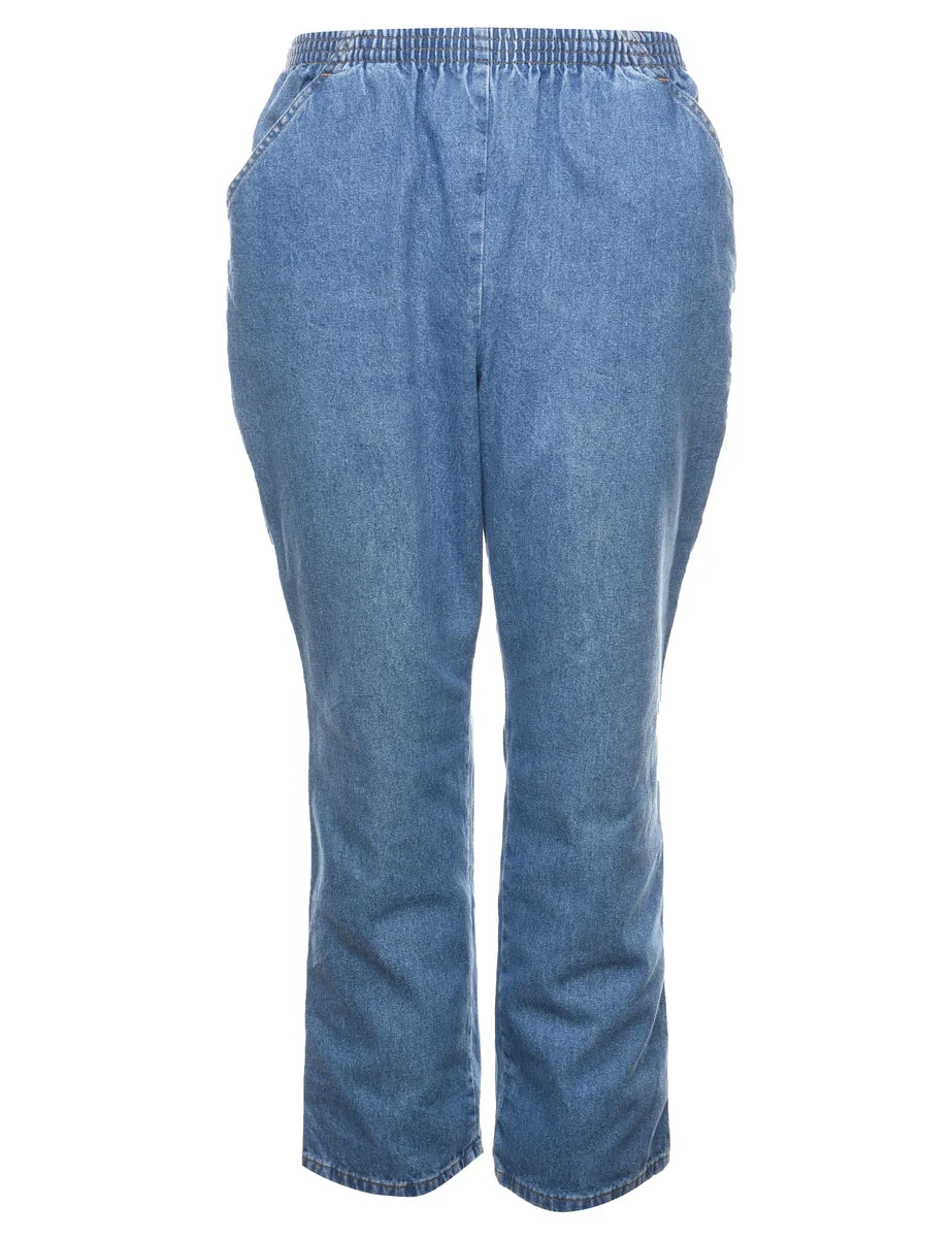 Light Wash Denim Trousers - W28 L28