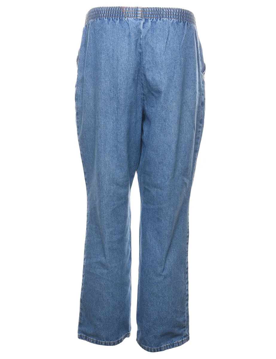 Light Wash Denim Trousers - W28 L28