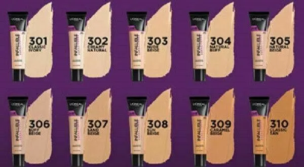 L'oreal Paris 24HR Infallible Total Cover Foundation,