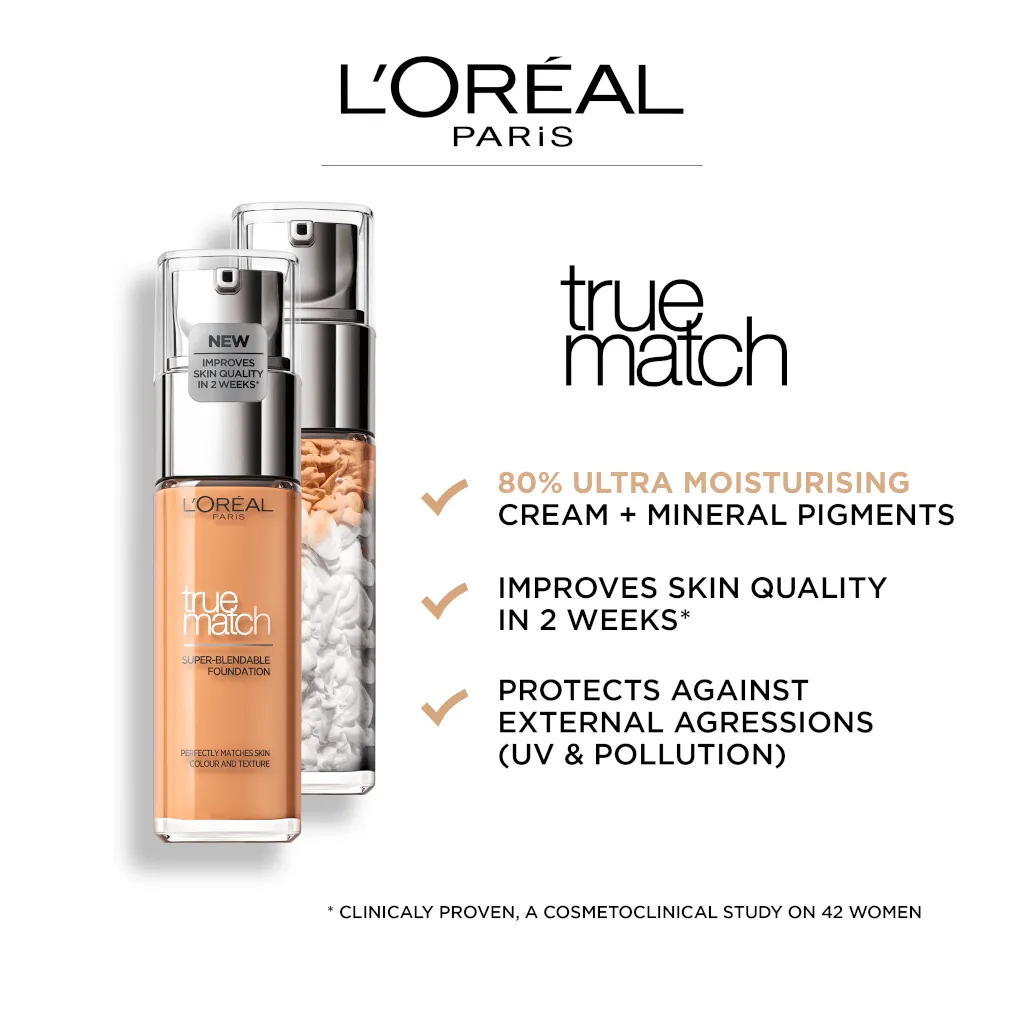 L'Oreal Paris True Match Liquid Foundation 2N Vanilla