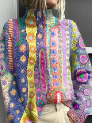 Maya | Luxurious Art-Inspired Jumper