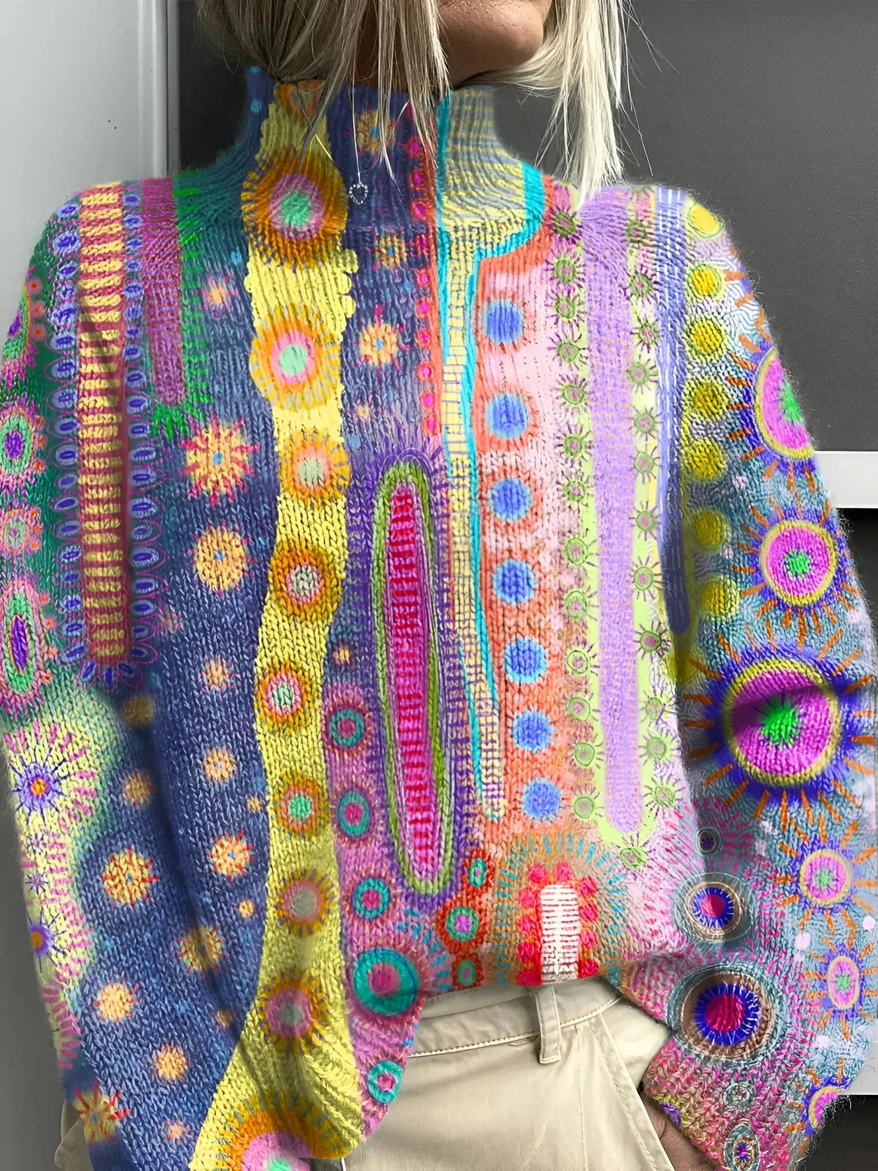 Maya | Luxurious Art-Inspired Jumper