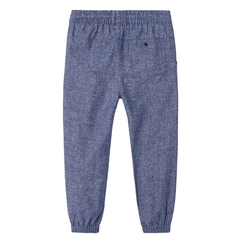 Mayoral Boy's Blue Linen Joggers