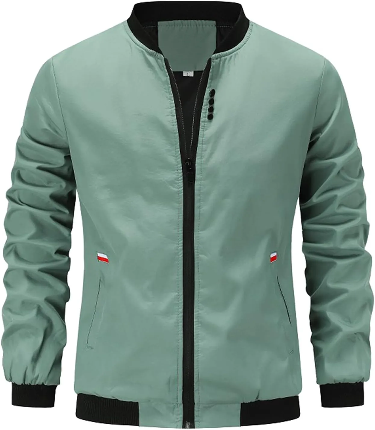 Men Jackets and Winter Fashion Casual Pocket Jacket Thick Coat Top Mens Lightweight Rain Jacket Rain Coat Mens