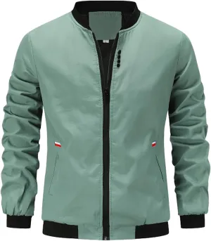 Men Jackets and Winter Fashion Casual Pocket Jacket Thick Coat Top Mens Lightweight Rain Jacket Rain Coat Mens