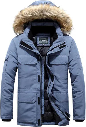 Men's Autumn Winter Coat Jacket Casual Plus Size Light Zip Pocket Cotton Padded Warm Soft Jacket Coat Solid Top