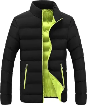 Men's Puffer Jacket Waterproof Winter Parka Warm Thicken Ski Coat Real Down Insulated Packable Puffer Jacket