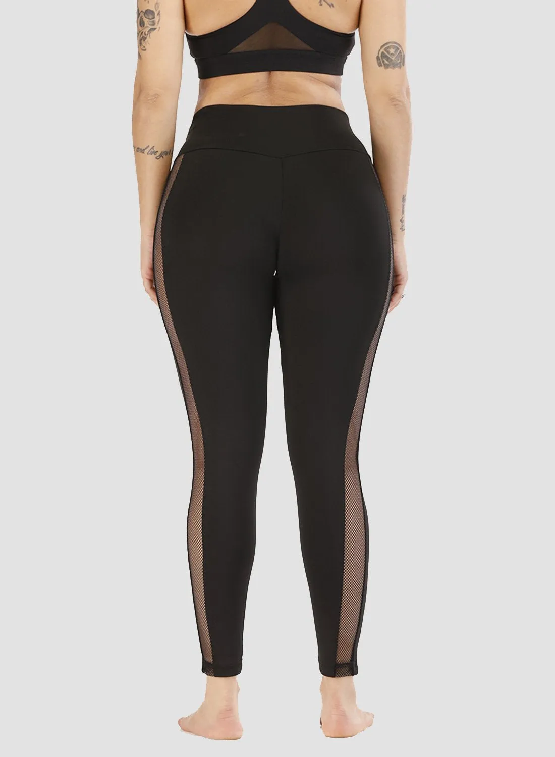 Mesh Stitching Breathable Leggings