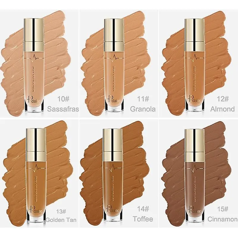 MUZXR- Foundations Concealers Liquid Waterproof Full Coverage Foundation Corrector Palette Base Professional HZP