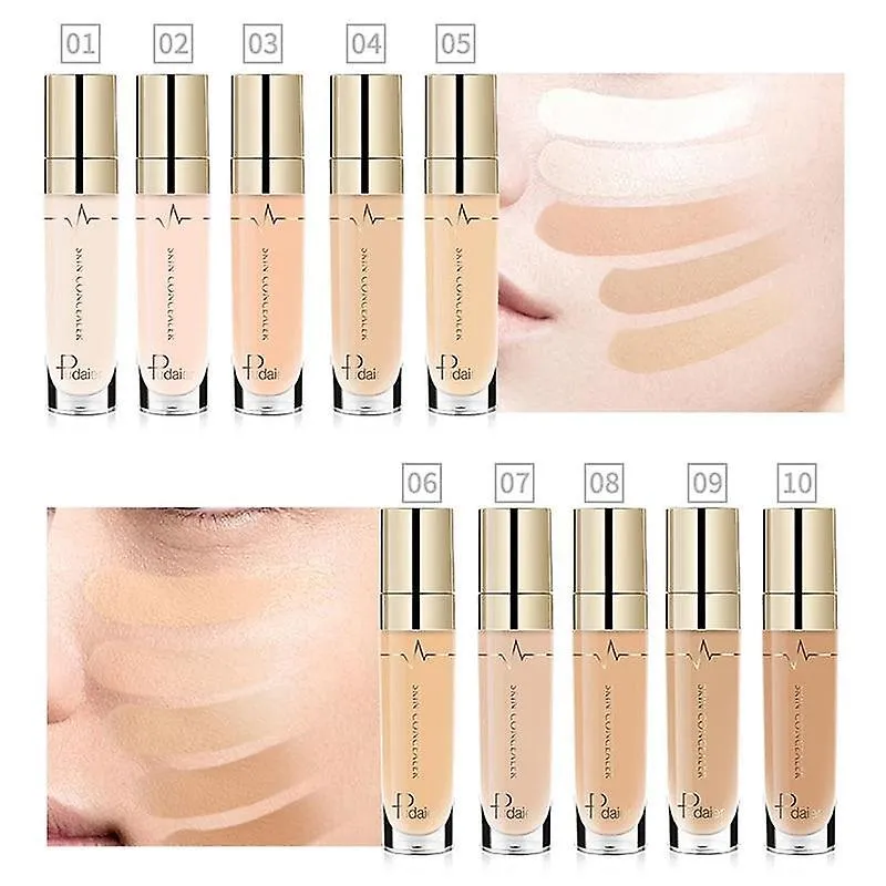 MUZXR- Foundations Concealers Liquid Waterproof Full Coverage Foundation Corrector Palette Base Professional HZP