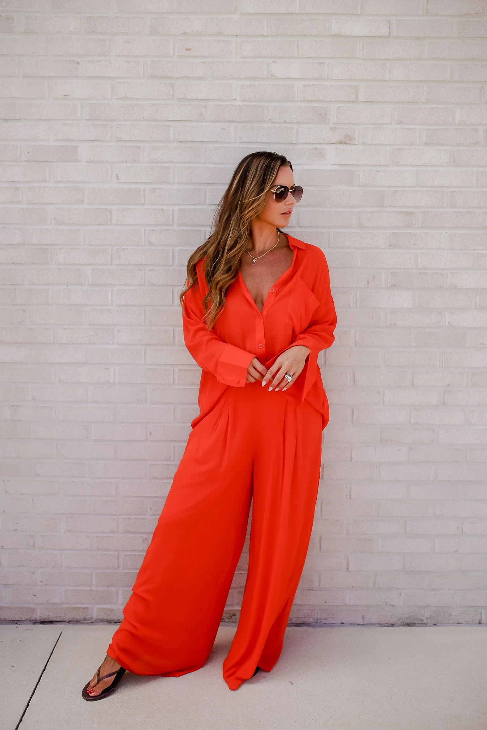 Not So Subtle Wide Leg Pants