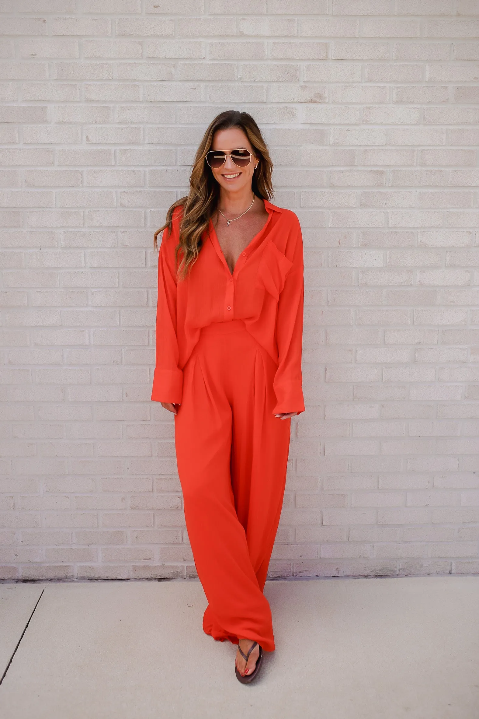 Not So Subtle Wide Leg Pants