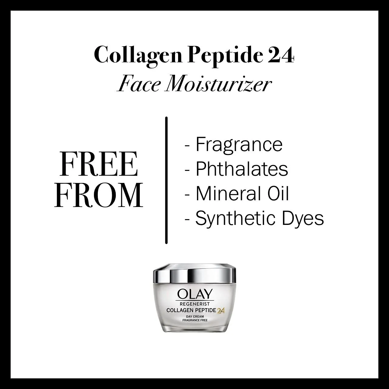 Olay Regenerist Collagen Peptide 24, Fragrance Free, 1.7 oz.