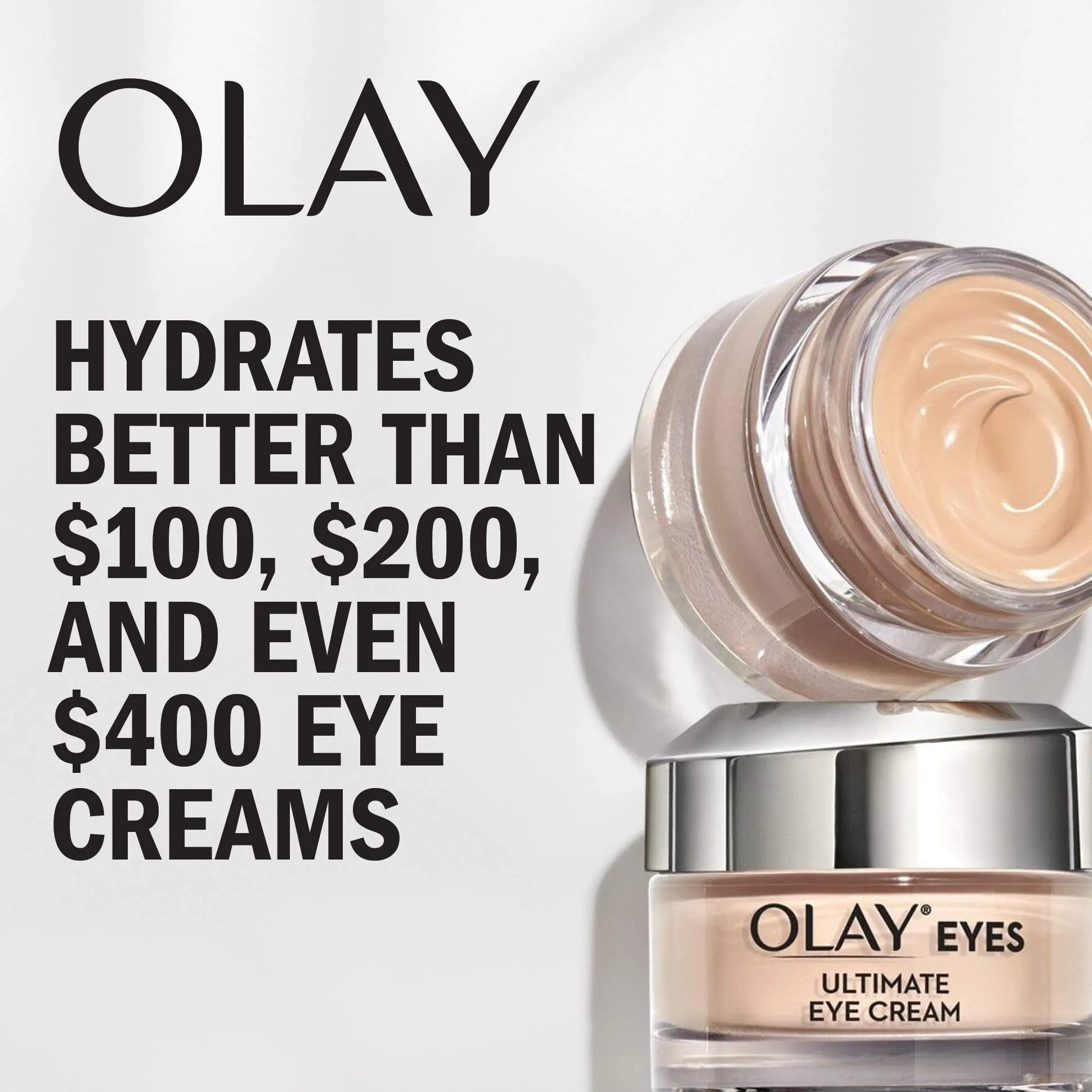 Olay Ultimate Eye Cream for Wrinkles, Puffy Eyes   Dark Circles, 0.4 fl oz