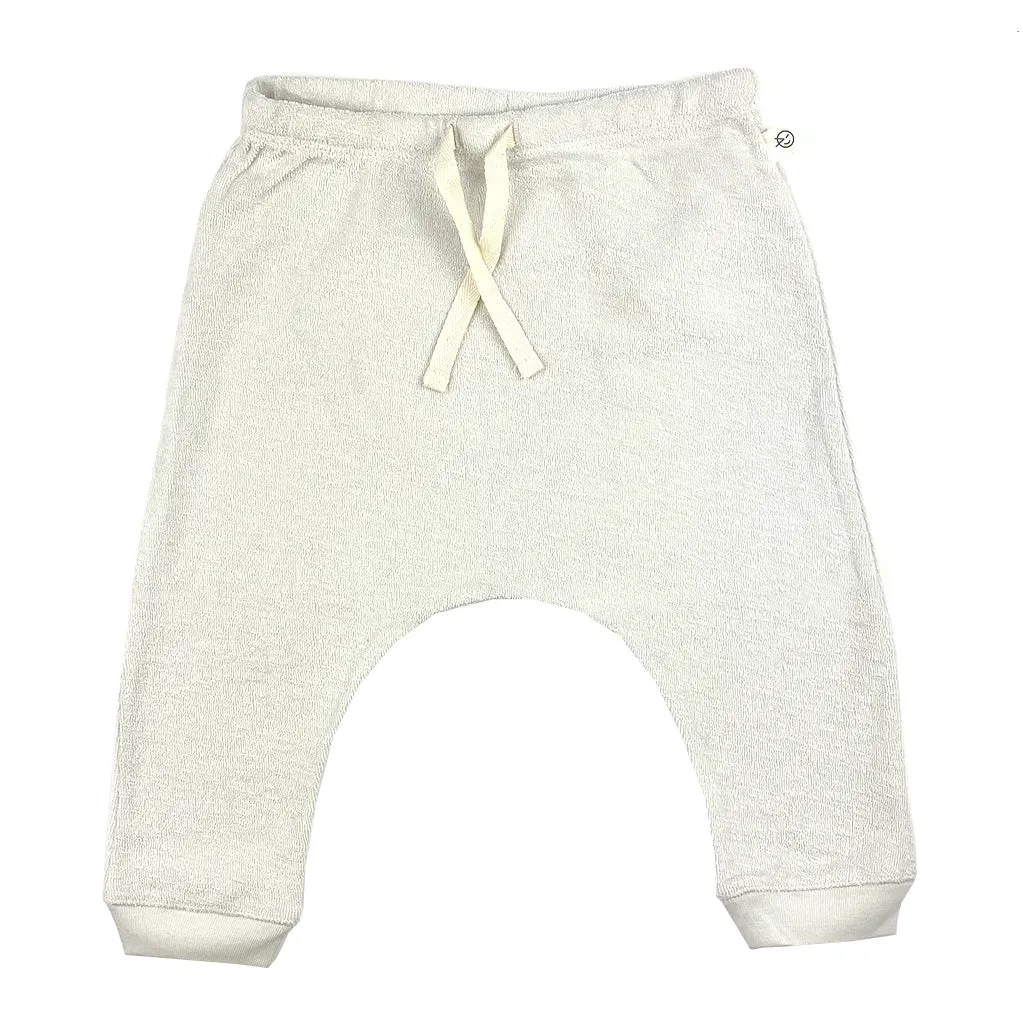 Pant Baby With Cuff Talc Terry