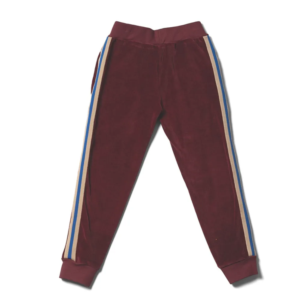 Pant Strip Tape Dark Burgundy