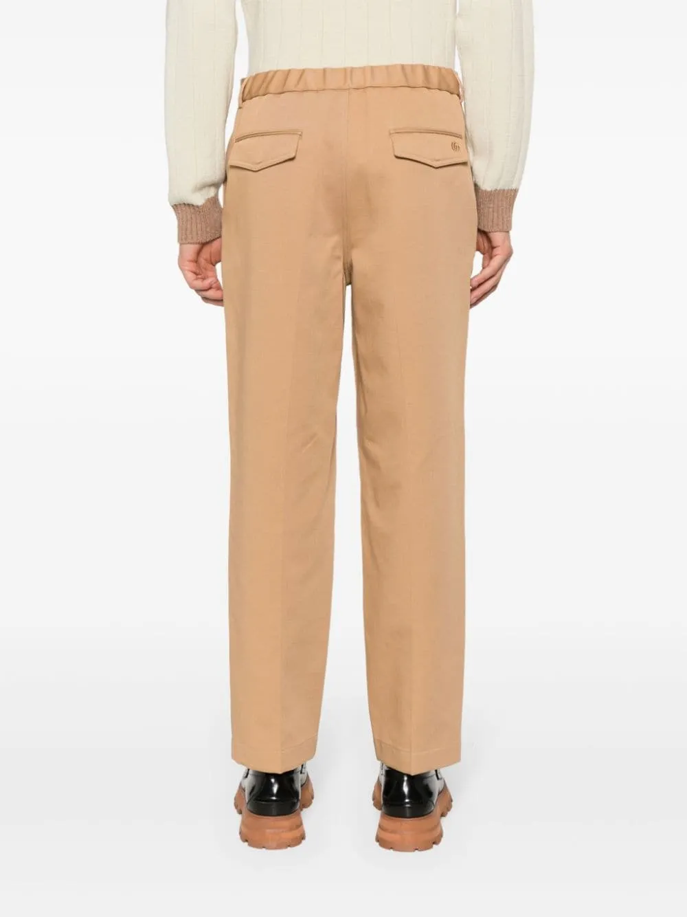 PANTALONI IN COTONE CON DETTAGLIO WEB