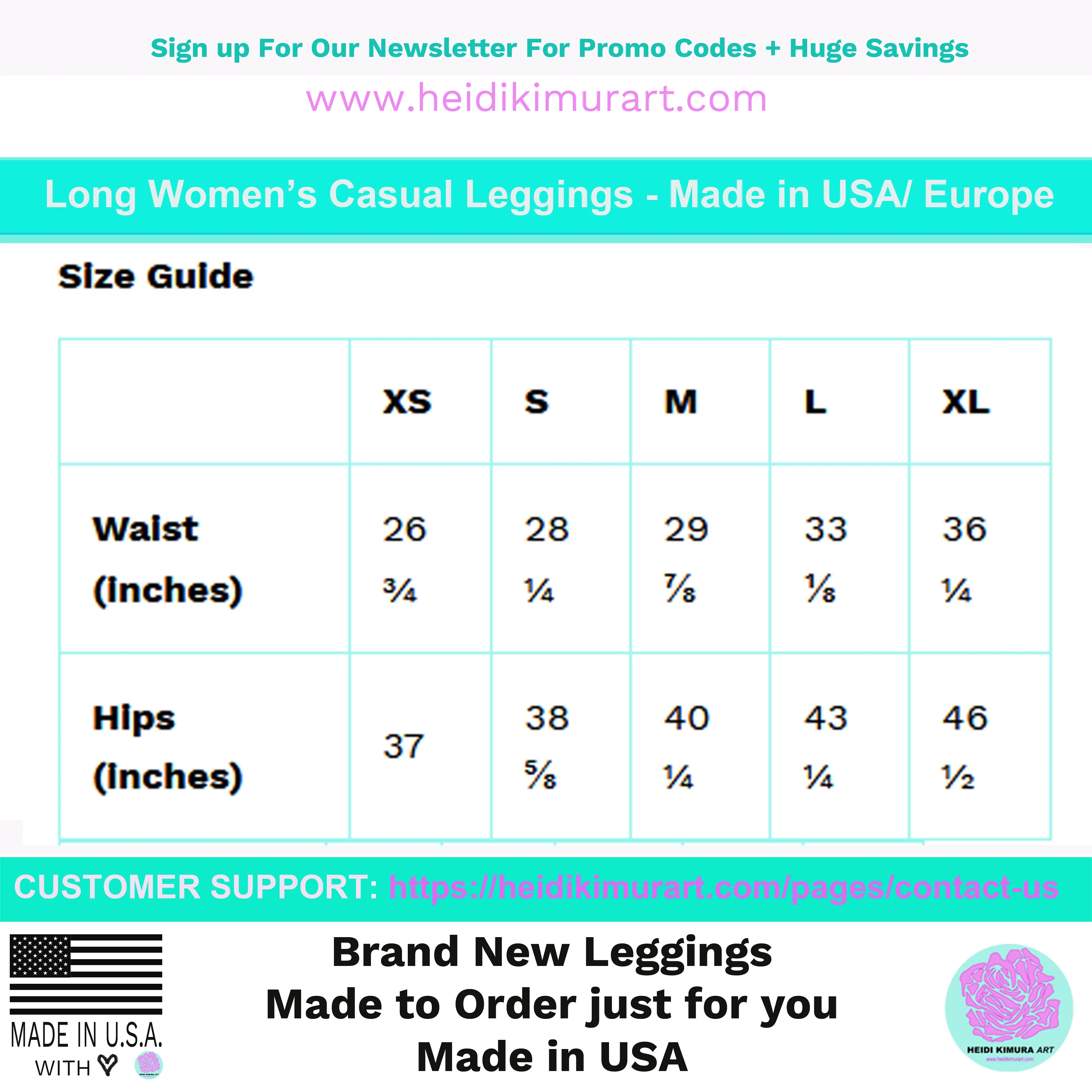 Pink Rose Leggings, Pink Abstract Rose Floral Print Women's Long Casual Running Tights - Made in USA/EU