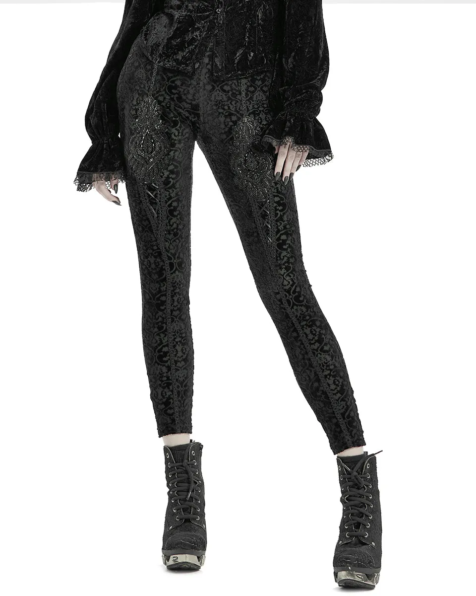 Punk Rave Avalissia Gothic Devore Leggings