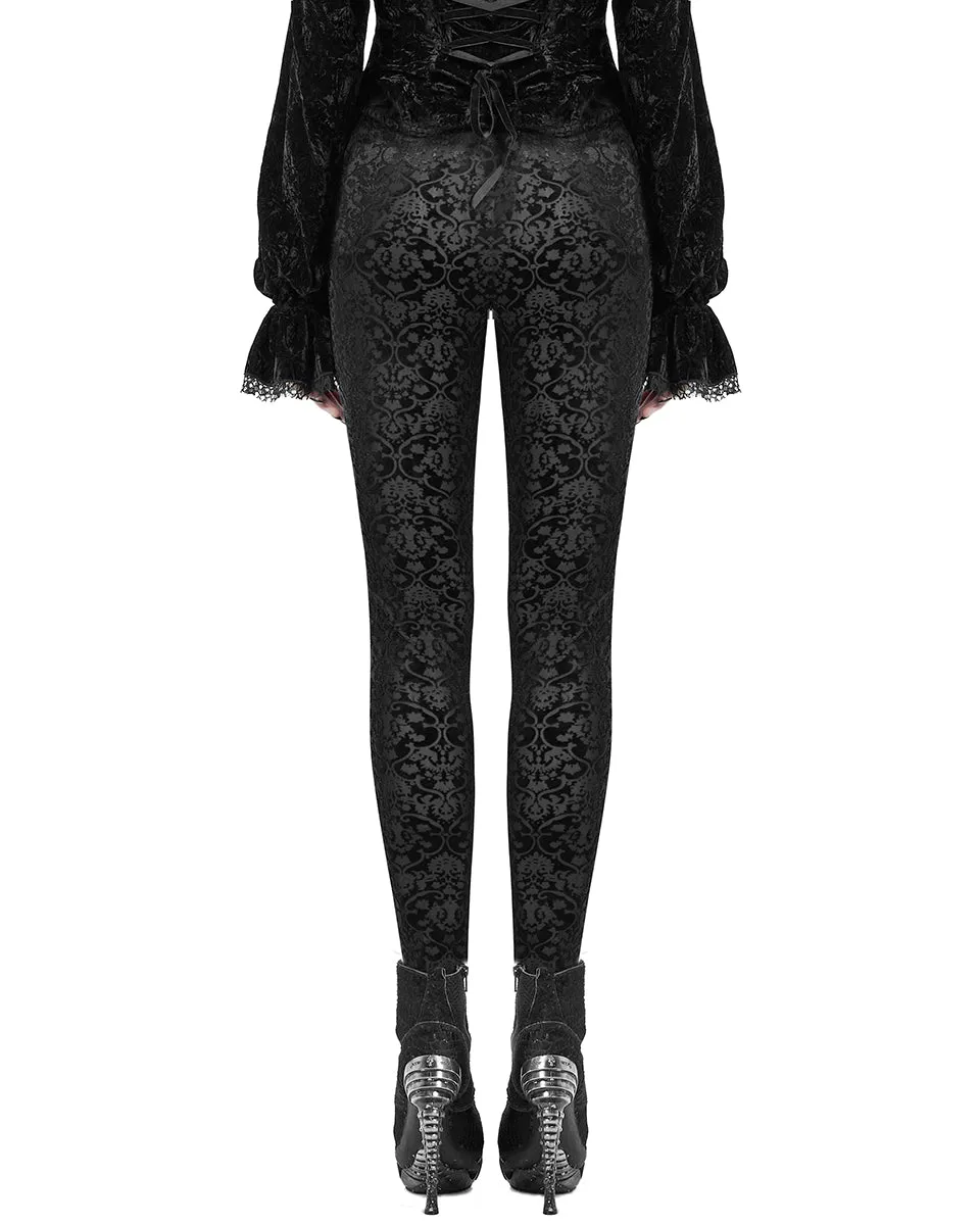 Punk Rave Avalissia Gothic Devore Leggings