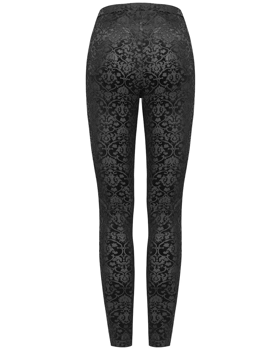 Punk Rave Avalissia Gothic Devore Leggings