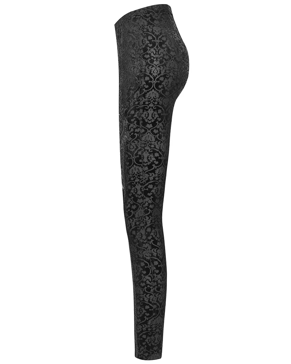 Punk Rave Avalissia Gothic Devore Leggings
