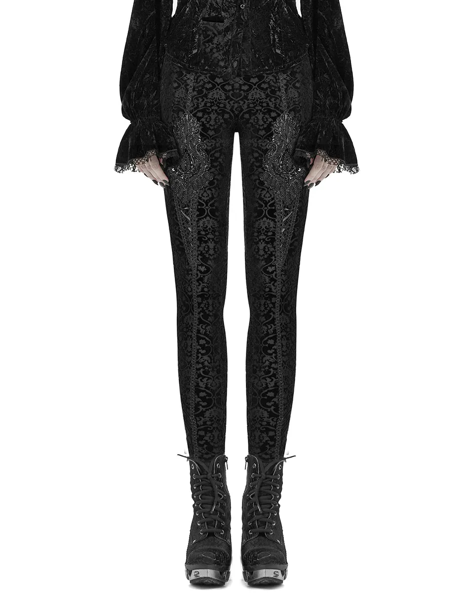 Punk Rave Avalissia Gothic Devore Leggings
