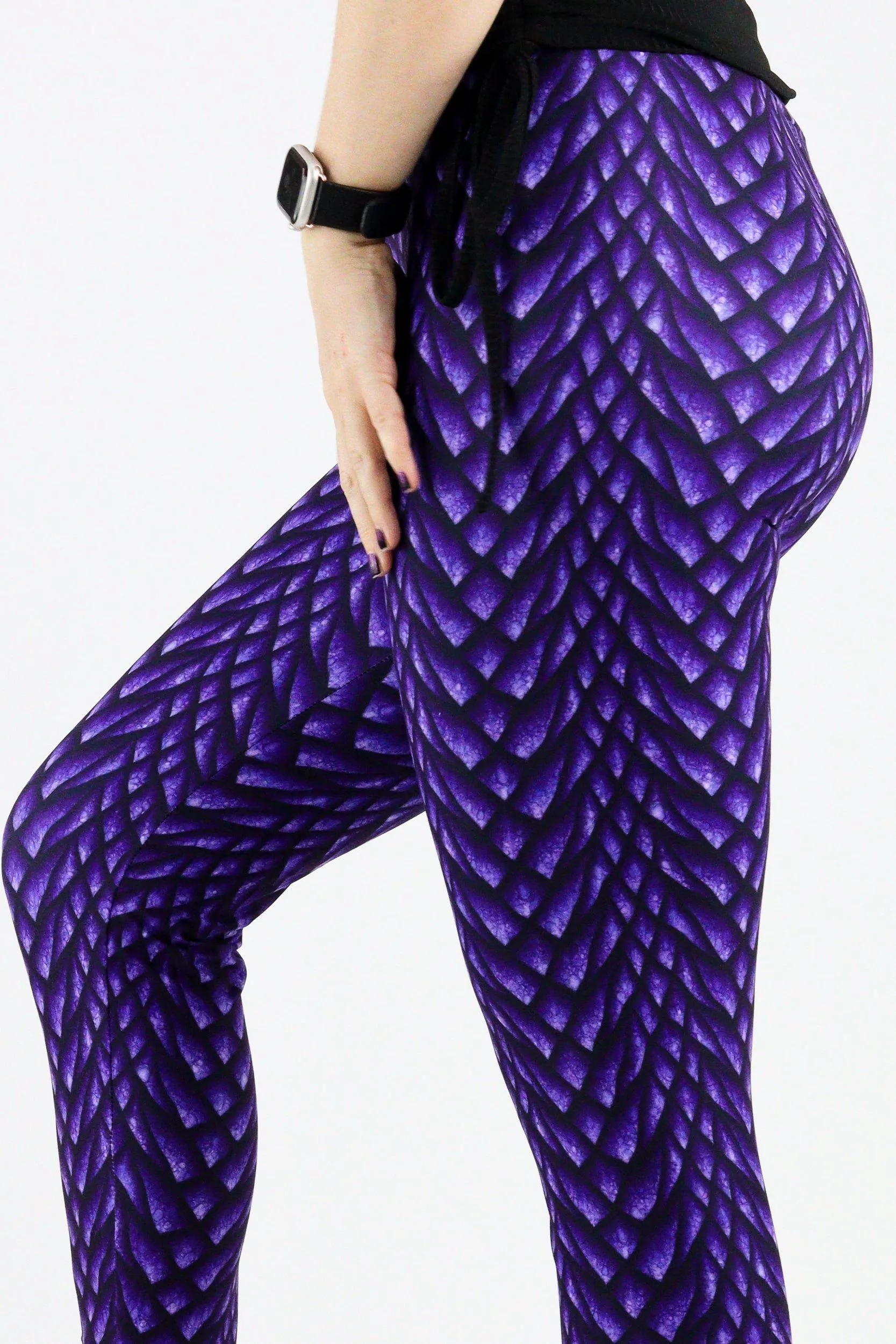 Purple Dragon - Casual Full Leggings