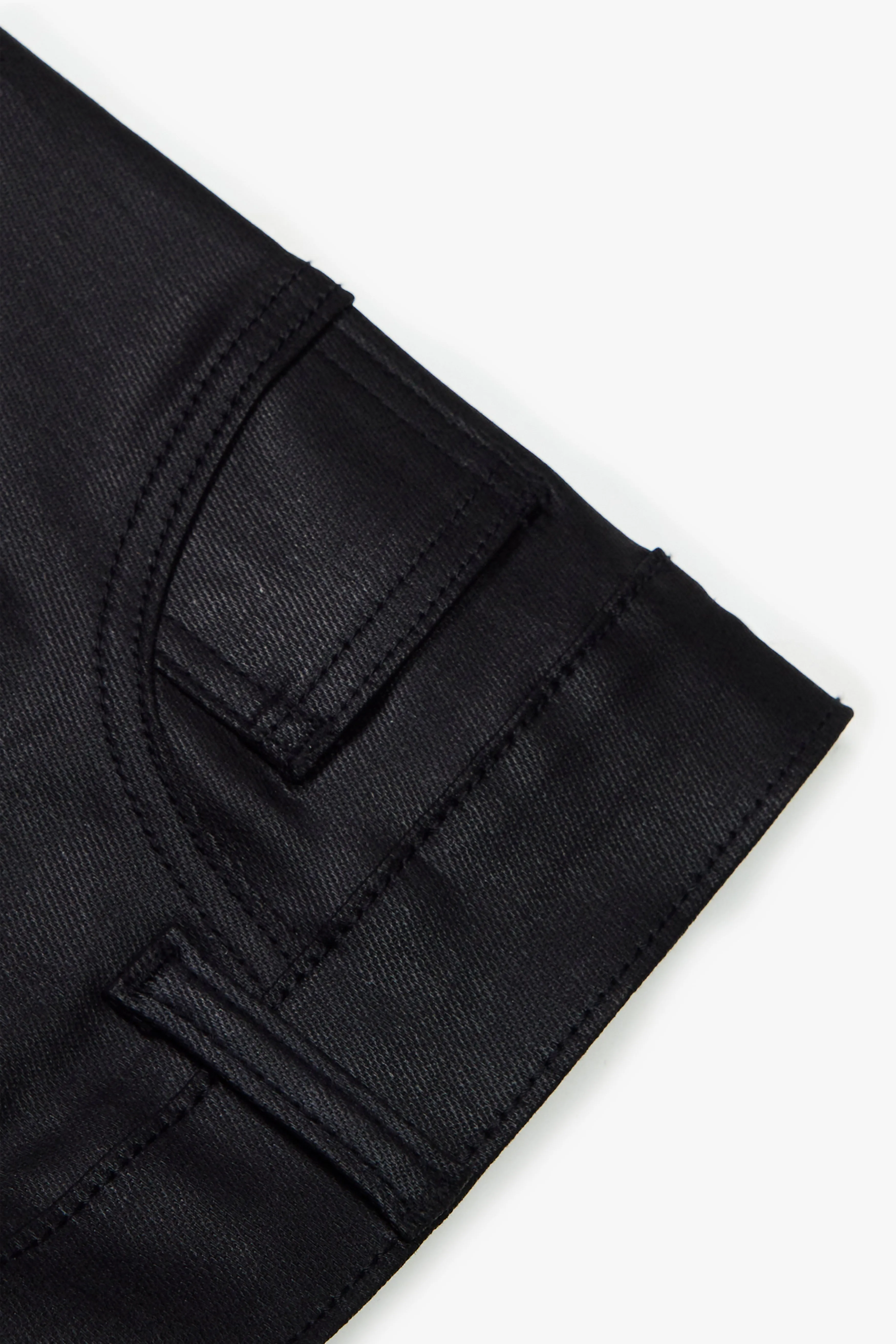 "ONYX" BLACK WAXED STACKED FLARE