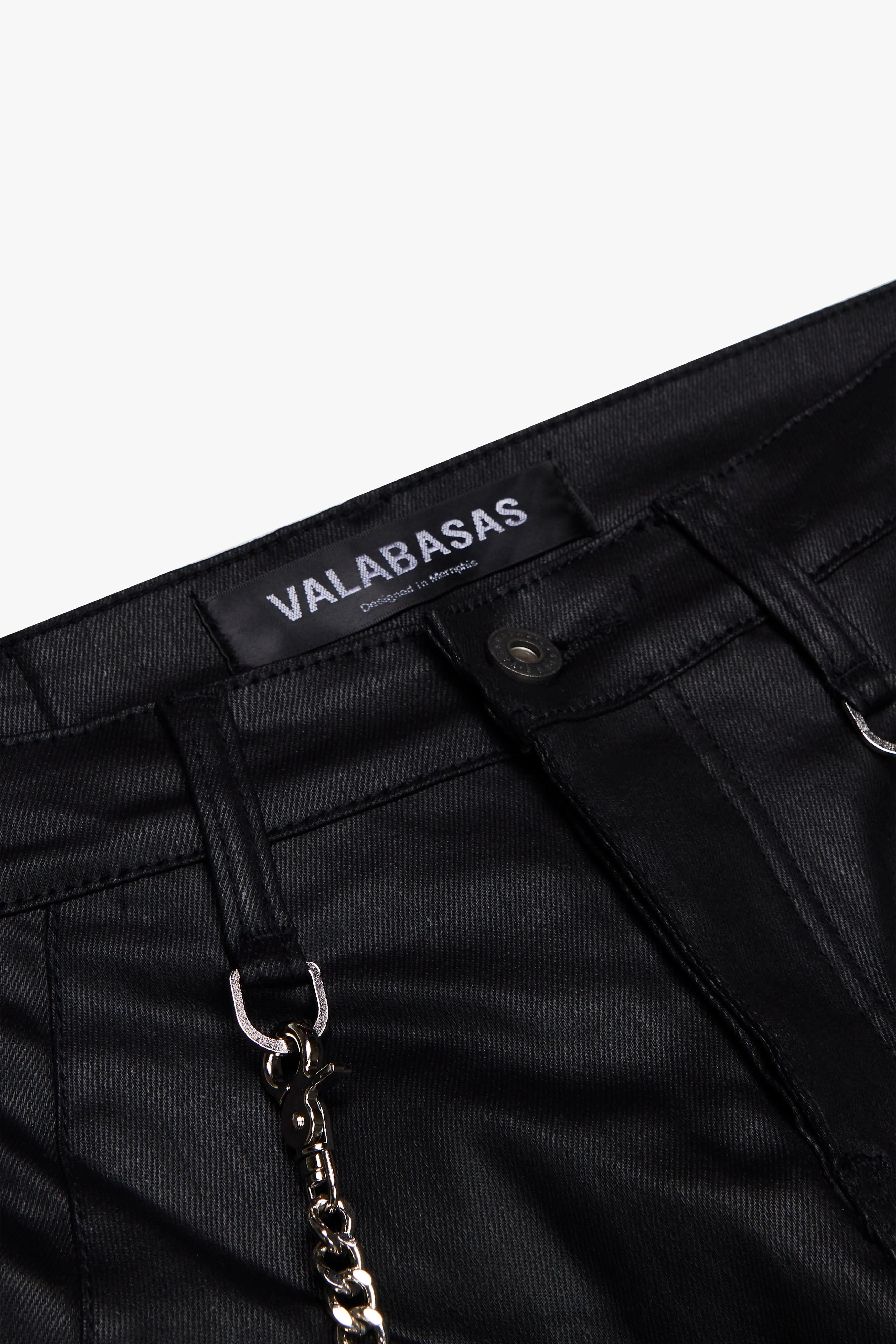 "ONYX" BLACK WAXED STACKED FLARE