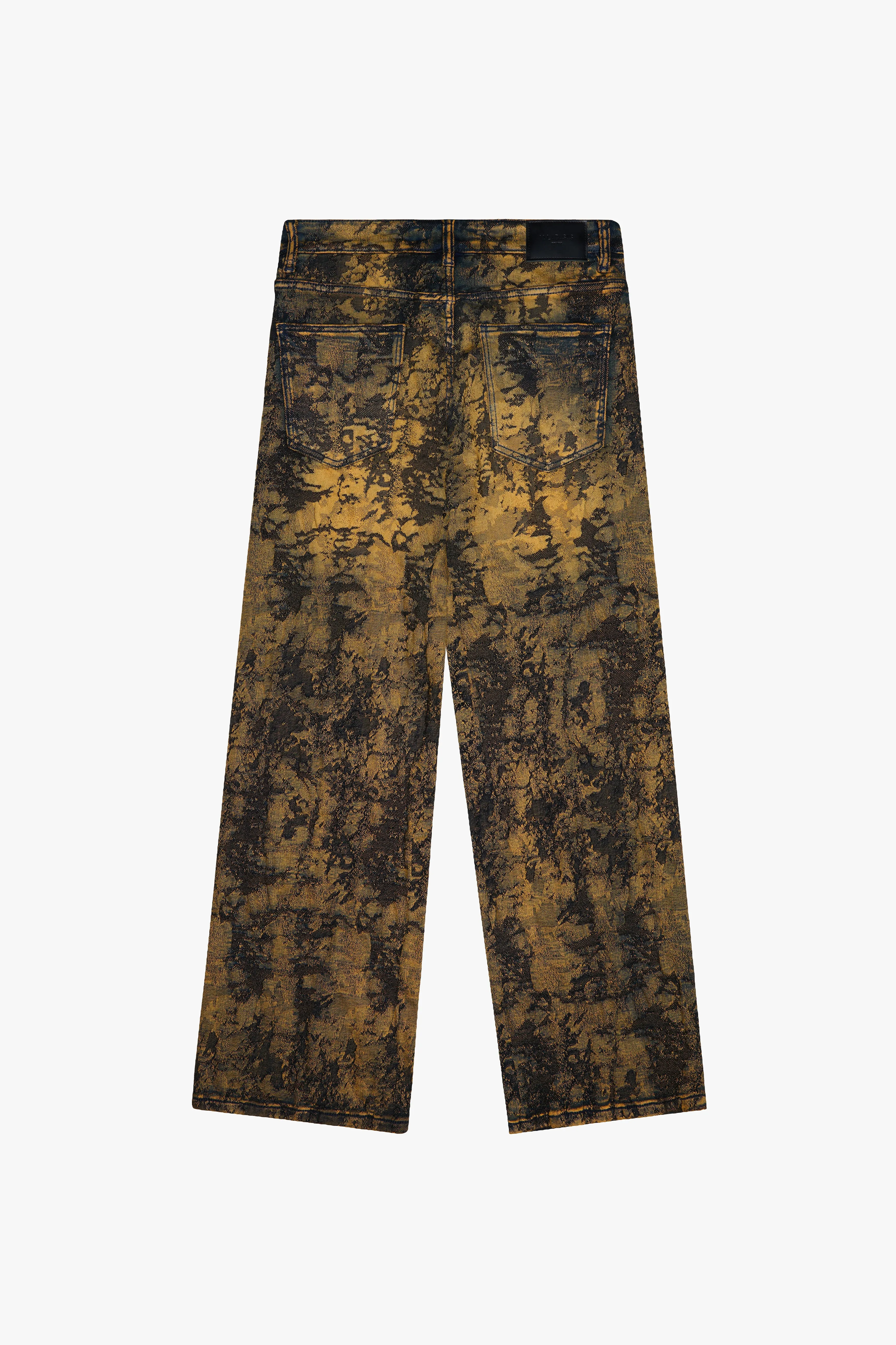 "RANGER" VINTAGE YELLOW DYEING BAGGY DENIM JEAN