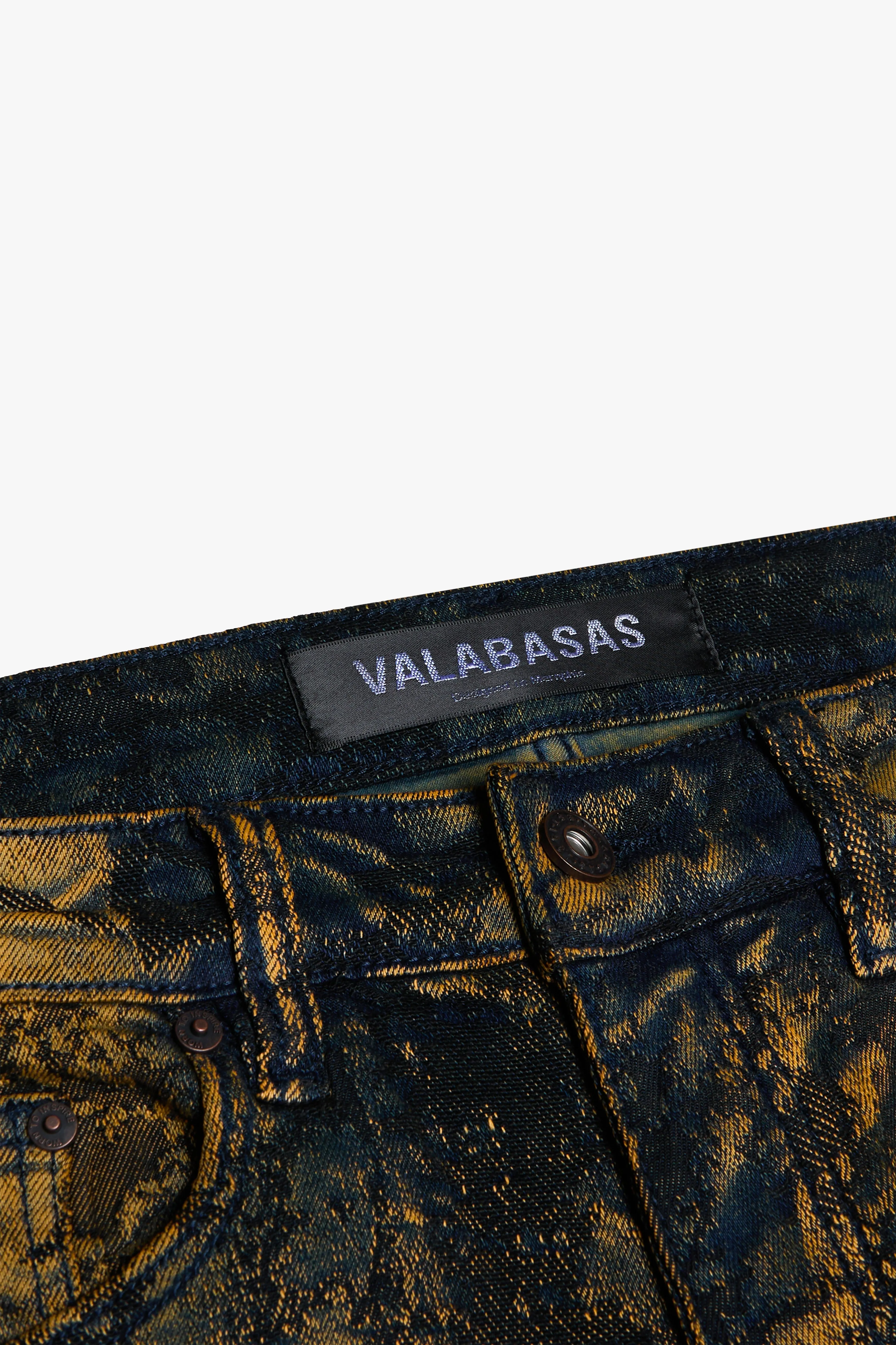 "RANGER" VINTAGE YELLOW DYEING BAGGY DENIM JEAN